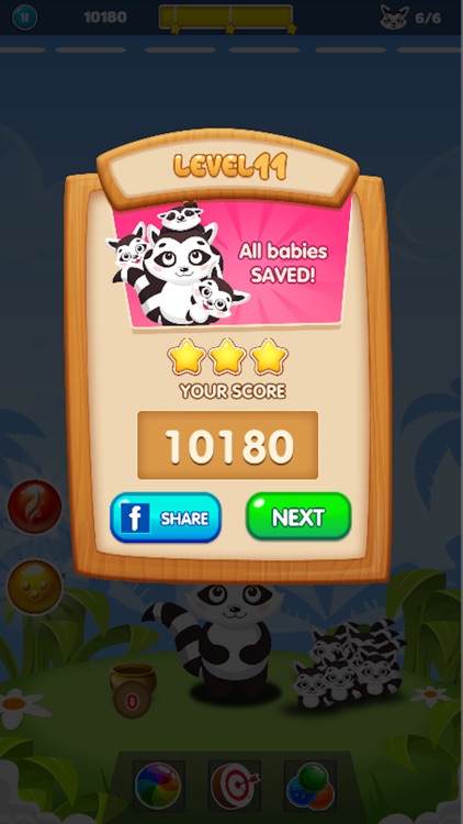 Bubble Shooter: Skunk Babies screenshot-4