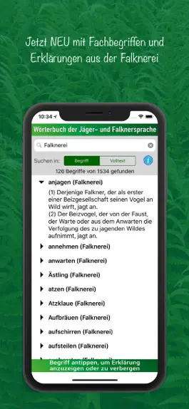 Game screenshot Wörterbuch Jägersprache apk