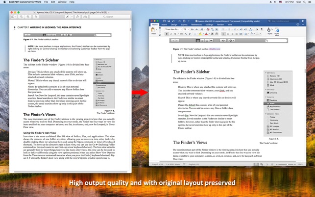 convert pdf hyperlinks to keep docx Mac PDF Store â€ŽEnol Converter en App for Word