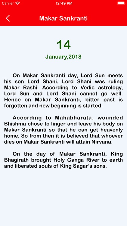 India Holiday Calendar 2018 screenshot-4