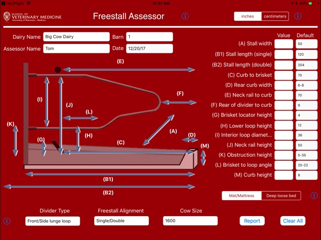 Freestall Assessor