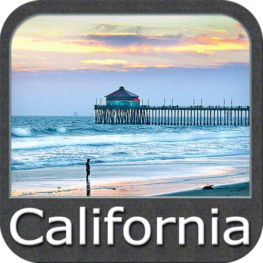 Marine: California - GPS Map Navigator