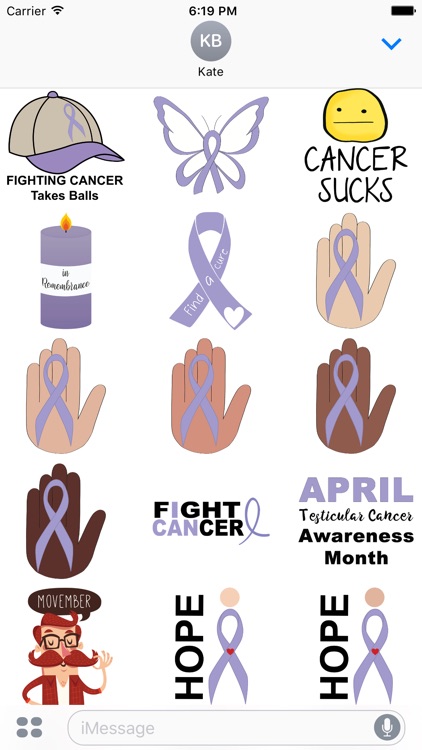 Testicular Cancer Stickers