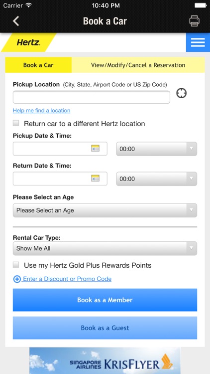 Hertz Singapore