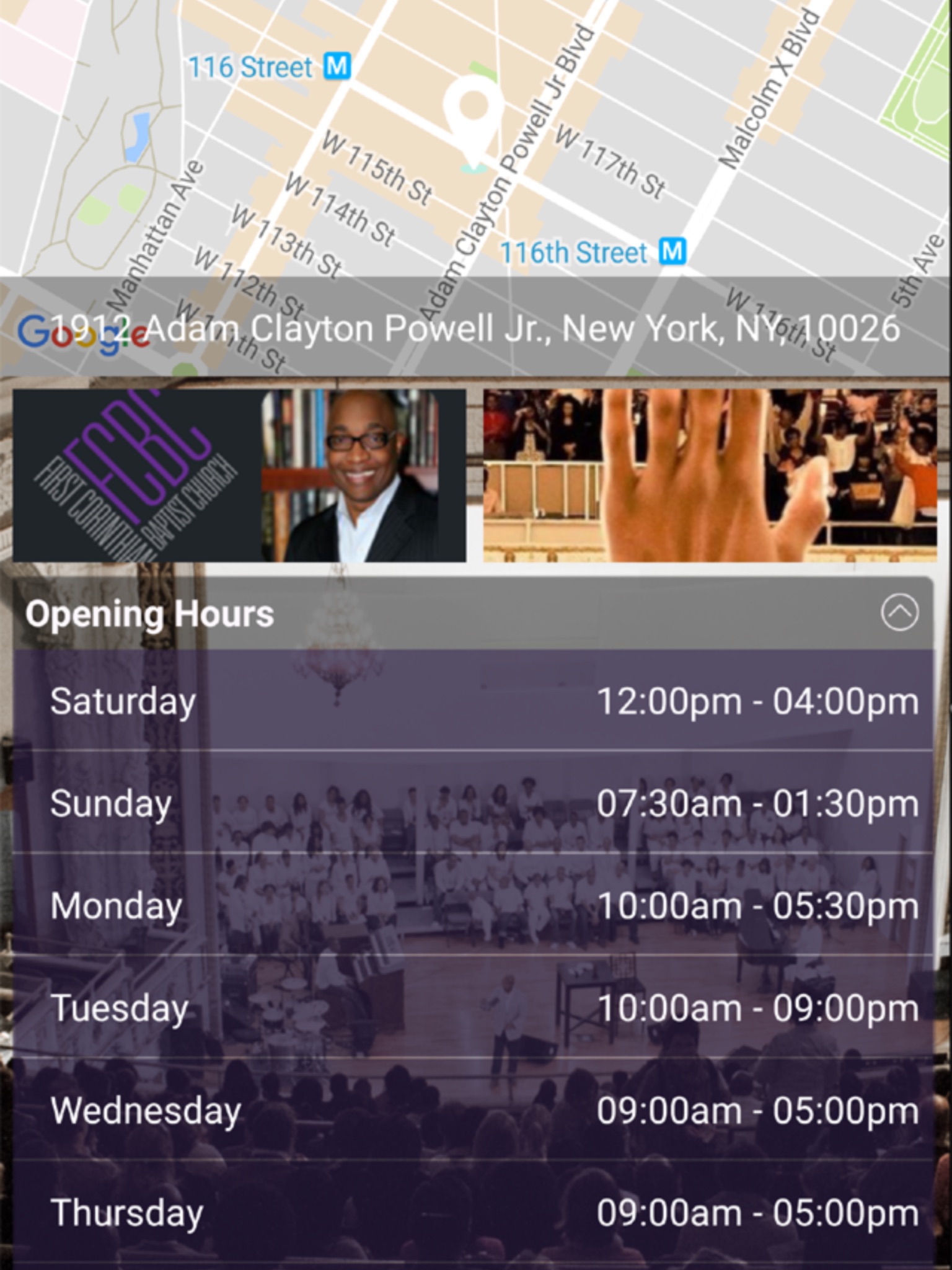 First Corinthian Baptist NYC screenshot 2