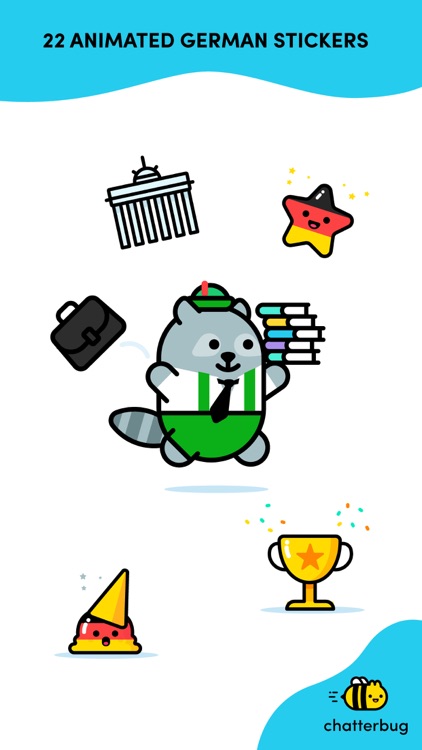 Chatterbug German Stickers