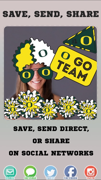 Oregon Ducks PLUS Selfie Stickers screenshot-3