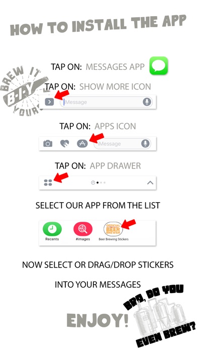 Beer Brewing Stickers screenshot 4