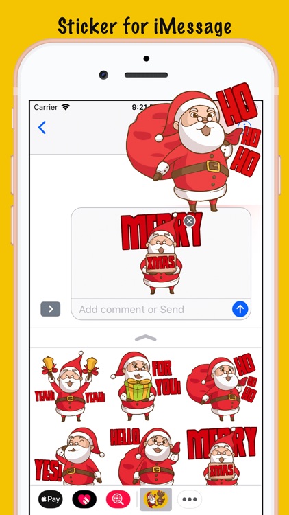 Santa Claus Hohoho Sticker
