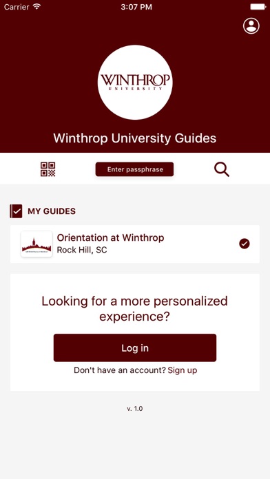 Winthrop University Guides screenshot 2