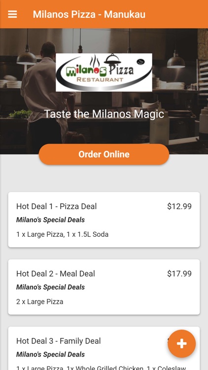 Milanos Pizza