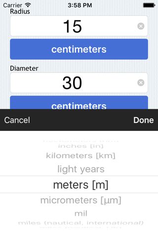 Easy Circle Calculator - náhled