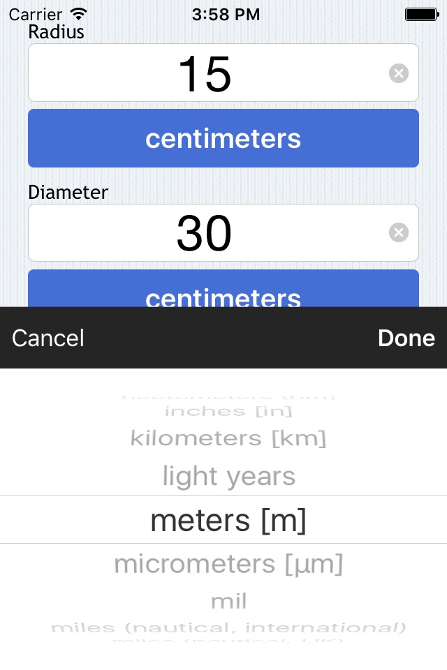 Easy Circle Calculator screenshot 4