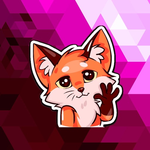 Scoot The Fox Emoji Stickers iOS App