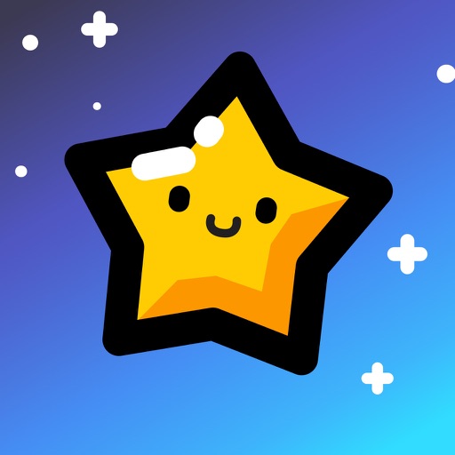 Animated Happy Star Stickers for iMessage by James Koo