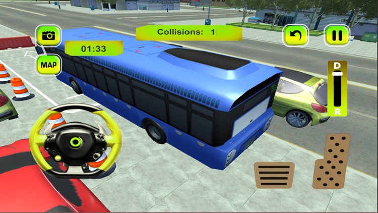 City Bus Parking 3D 2018