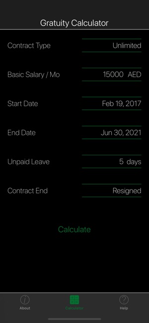 UAE Gratuity Calculator(圖3)-速報App