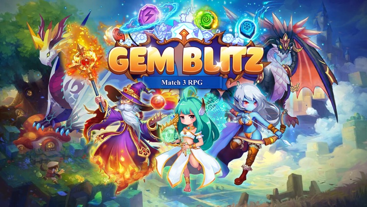 Gem Blitz: Match 3 RPG Games