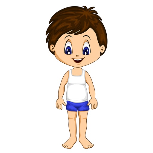 Learn bodyparts toddlers icon