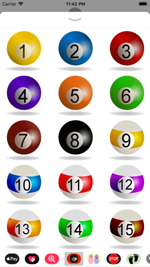 Billiard Balls Sticker Pack(圖1)-速報App