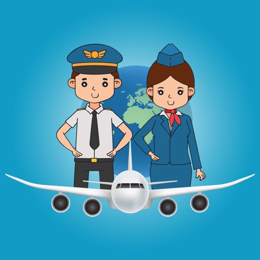 Flight Attendant Crew Stickers