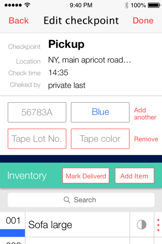 Interactive Inventory screenshot 2
