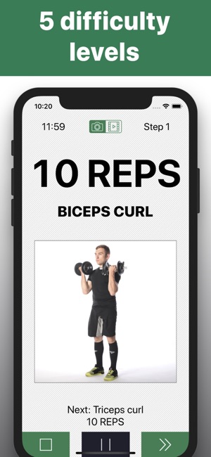 Dumbbell workout HIIT trainer(圖3)-速報App