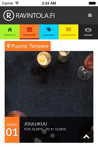 Ravintola.fi screenshot 4