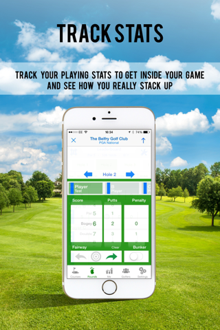 Golfshake - golf score tracker, golf handicap calculator and golf stat analysis for individual golfers and multiple players Sports