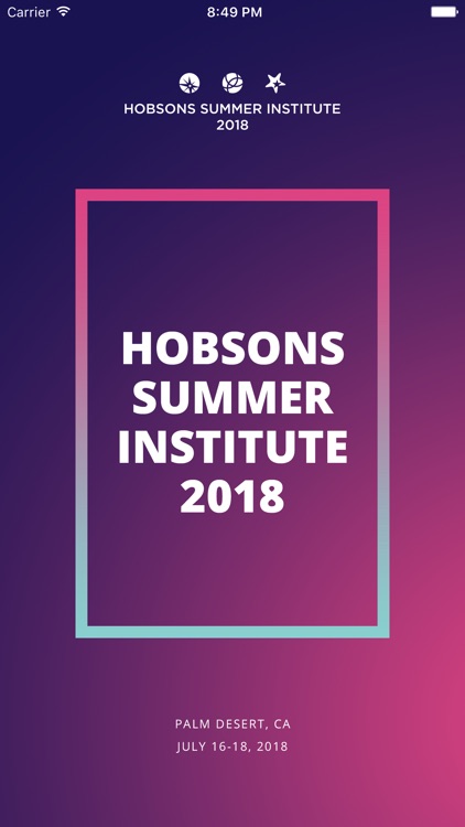 Hobsons Summer Institute 2018