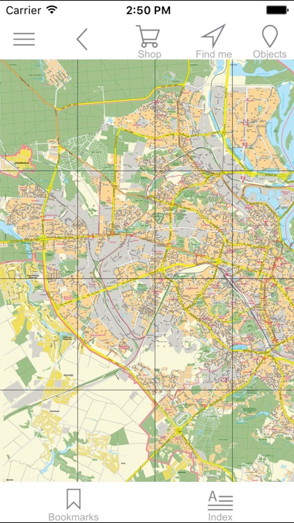 Kiev. City map.