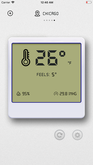 デジタル温度計 - 温度クエリ小専門家 screenshot1