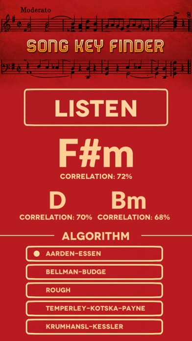 Song Key Finder Screenshot 1