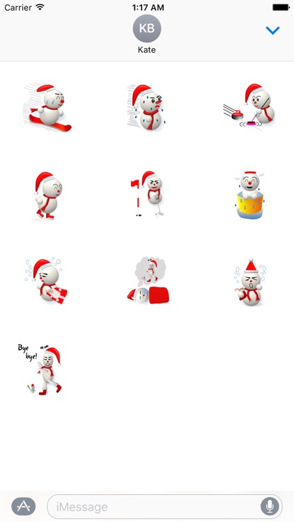 SnowmanMoji Snowman Sticker