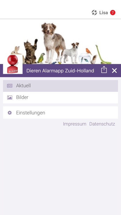 Dieren Alarmapp Zuid-Holland