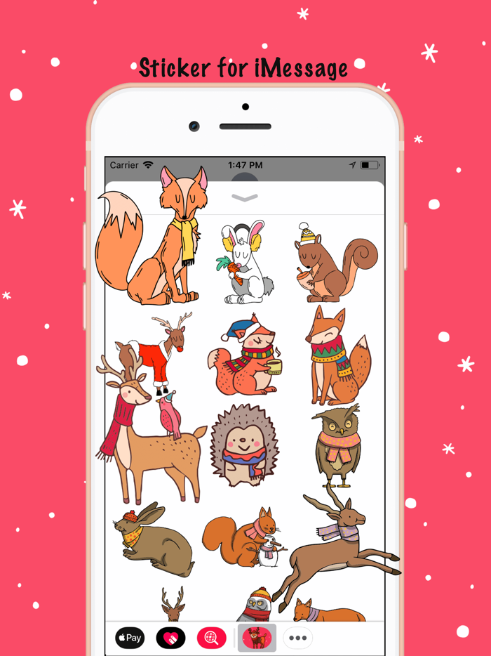 AnimalMoji Sticker for Winter