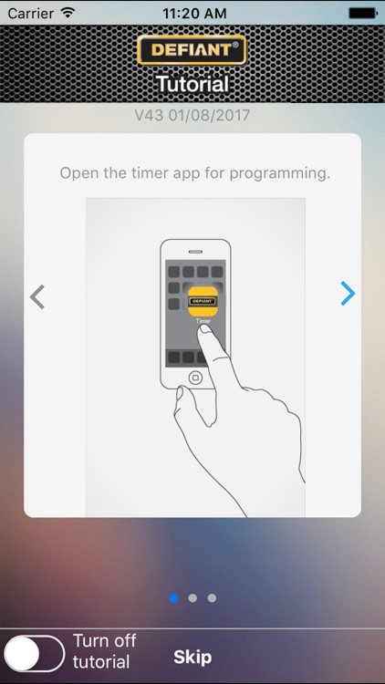 Defiant App Timer