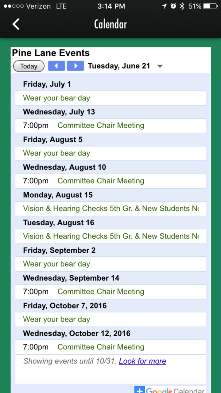 Pine Lane Elementary screenshot 3