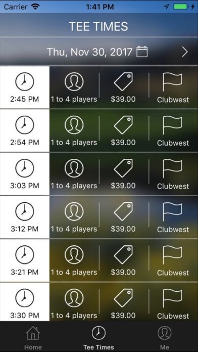 Club West Golf Club Tee Times screenshot 3