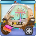 Baby Police Car Wash
