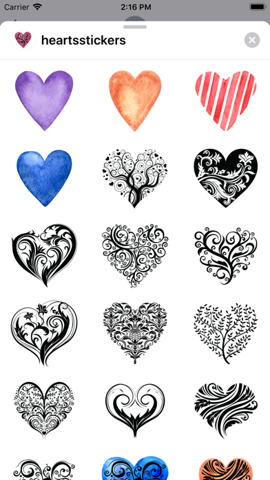 Heart Sticker Collection screenshot 3