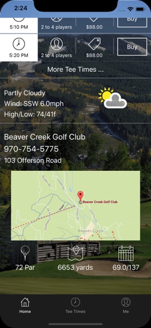 Beaver Creek Golf Tee Times(圖2)-速報App