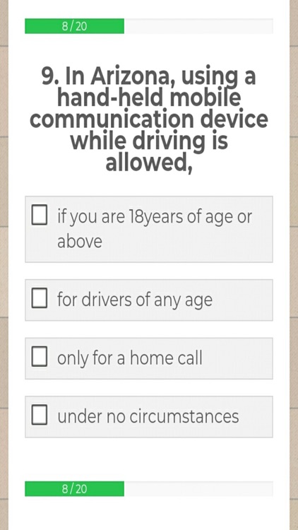ARIZONA PRACTICE PERMIT TESTS screenshot-6