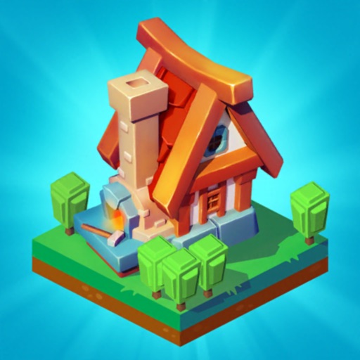 Crafty Town Idle City Builder Icon