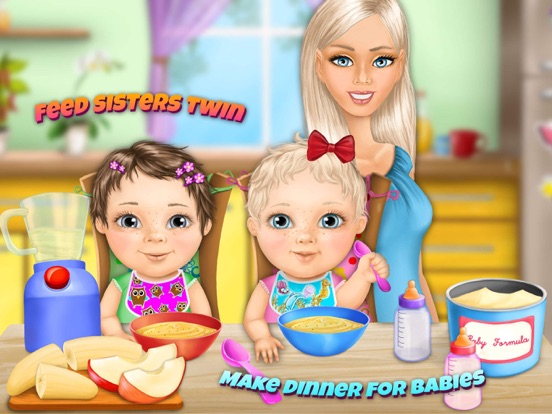 Sweet Baby Girl Twin Sisters для iPad
