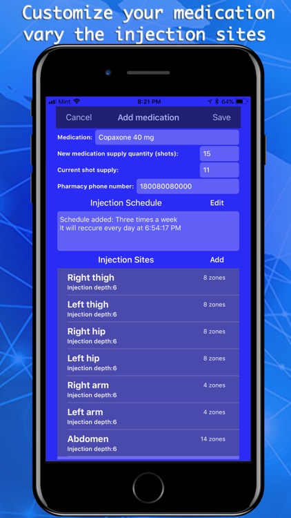 Injection Tracker & Schedule L