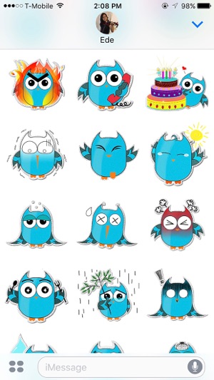 Blue Owl Fukuro Stickers(圖3)-速報App