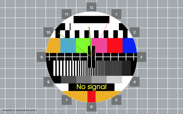 No TV Signal Screensaver