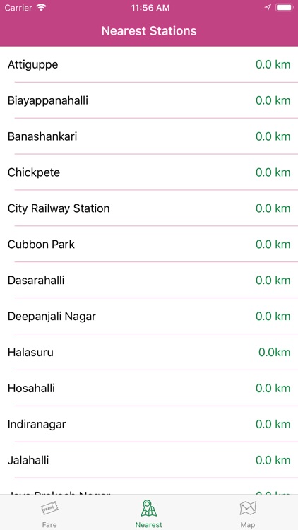 Bangalore MetroMap