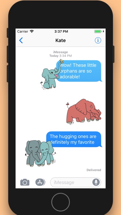 DSWT Baby Elephant Stickers